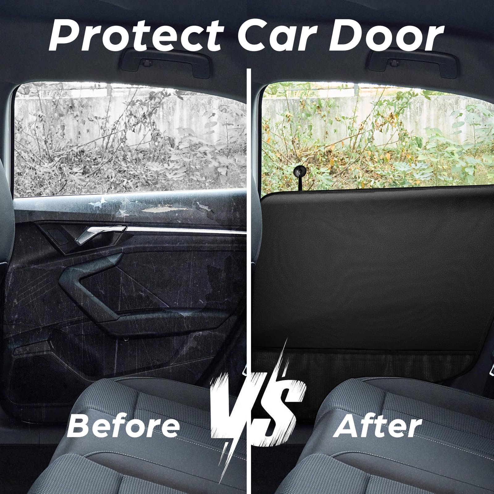 Car Door Protector, 2-Pack – Black view 3