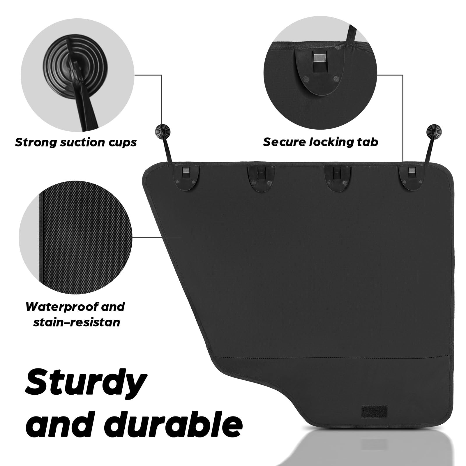 Car Door Protector, 2-Pack – Black view 5