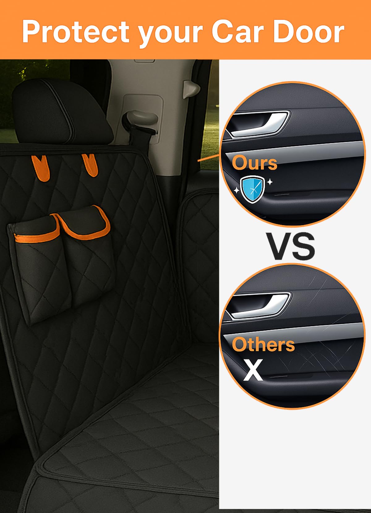 Heavy-Duty Hammock Seat Cover – Orange view 2