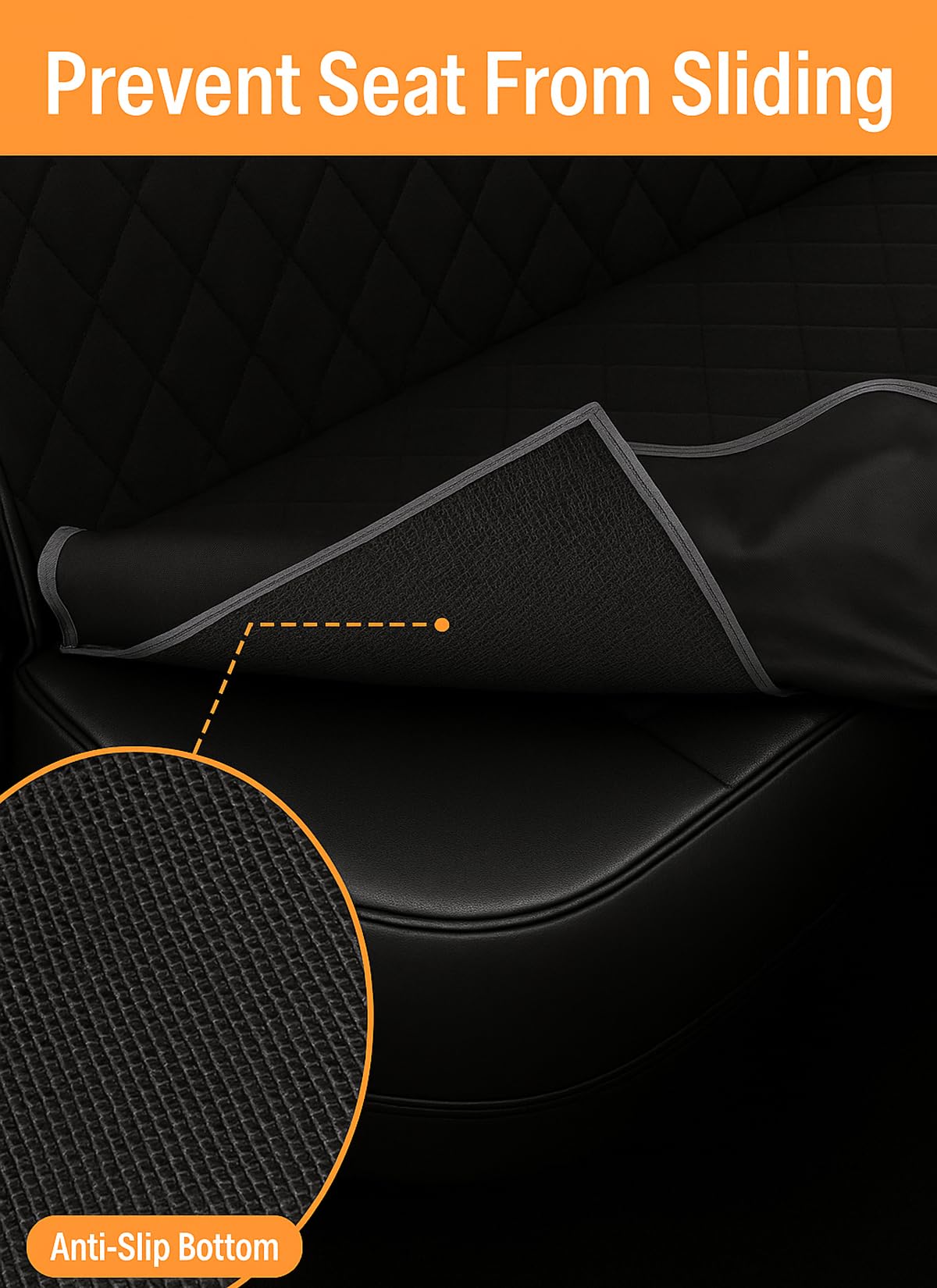 Heavy-Duty Hammock Seat Cover – Orange view 8