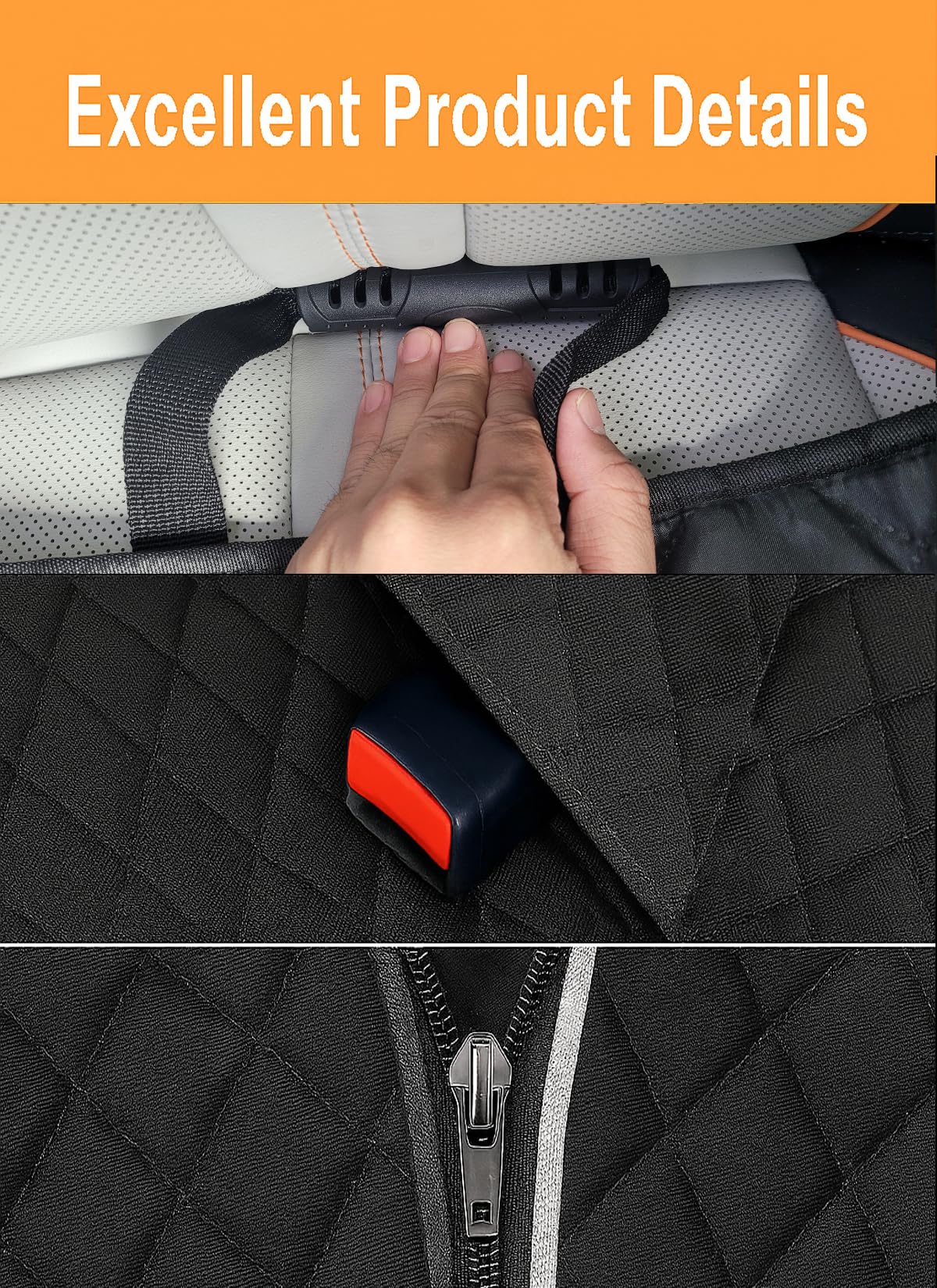 Heavy-Duty Hammock Seat Cover – Orange view 9